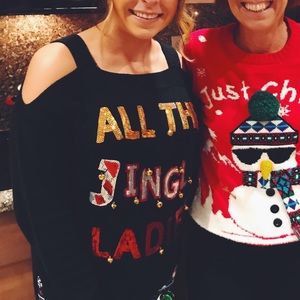 All the Jingle Ladies ugly Christmas sweater